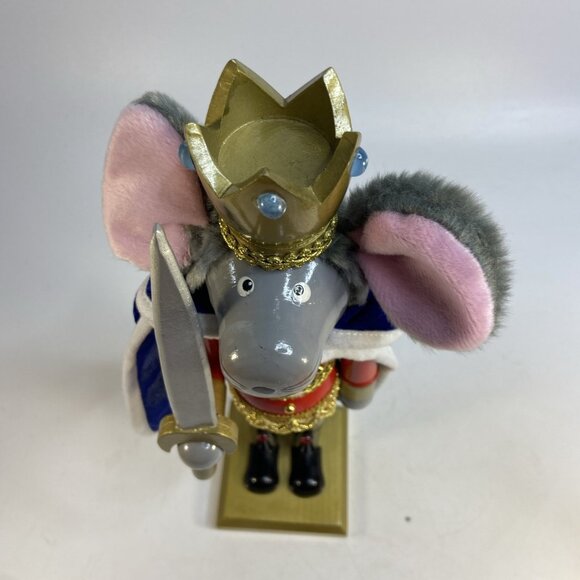 Mouse King Wood Nutcracker Ballet Christmas Decoration Whimsical Holiday 14 in - Picture 6 of 9
